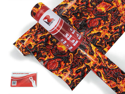 red liquid lava Craft Vinyl Roll