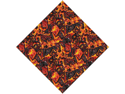 Red Liquid Lava Vinyl Wrap Pattern