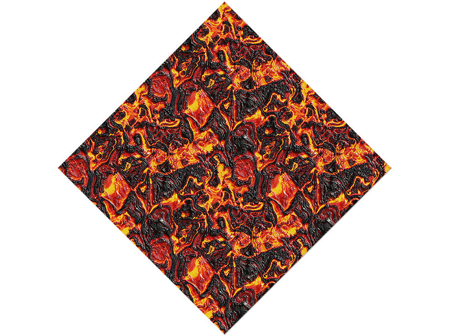 Red Liquid Lava Vinyl Wrap Pattern