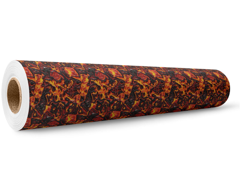 Red Liquid Lava Wrap Film Wholesale Roll~Rwraps Series 914 Digitally Printed Vinyl Roll~5