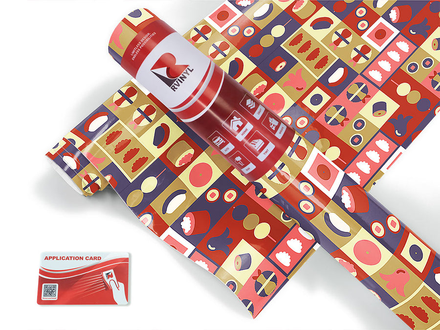 red meat japanese Craft Vinyl Roll