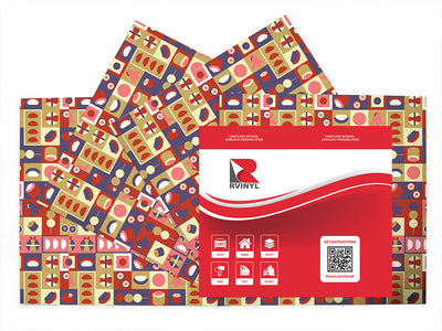 red meat japanese Craft Vinyl Sheet Pack