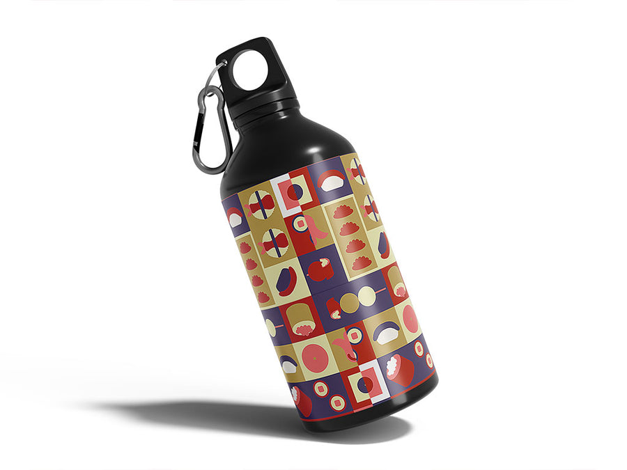 red meat japanese Water Bottle DIY Stickers