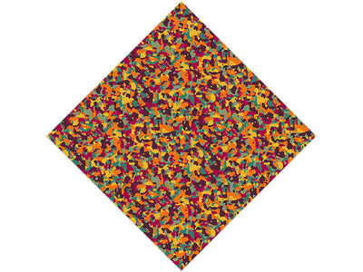 Red Camouflage Vinyl Wrap Pattern