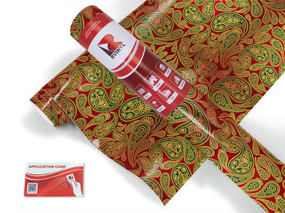red ocean paisley Craft Vinyl Roll