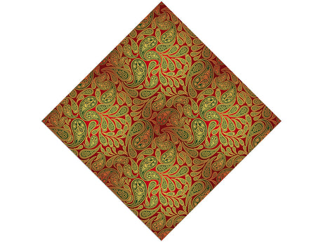 Red Ocean Paisley Vinyl Wrap Pattern