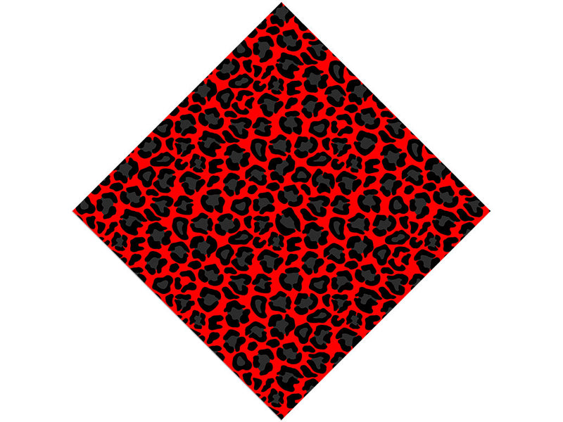 Red Panther Vinyl Wrap Pattern