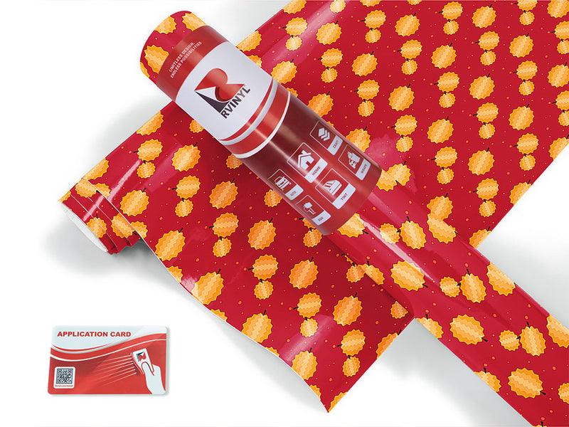 red prawn fruit Craft Vinyl Roll