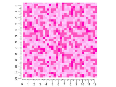 red purple pixel 1ft x 1ft Craft Sheets