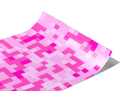 Red Purple Pixel Vinyl Wraps~Rwraps Series 914 Digitally Printed Vinyl Wrap~0