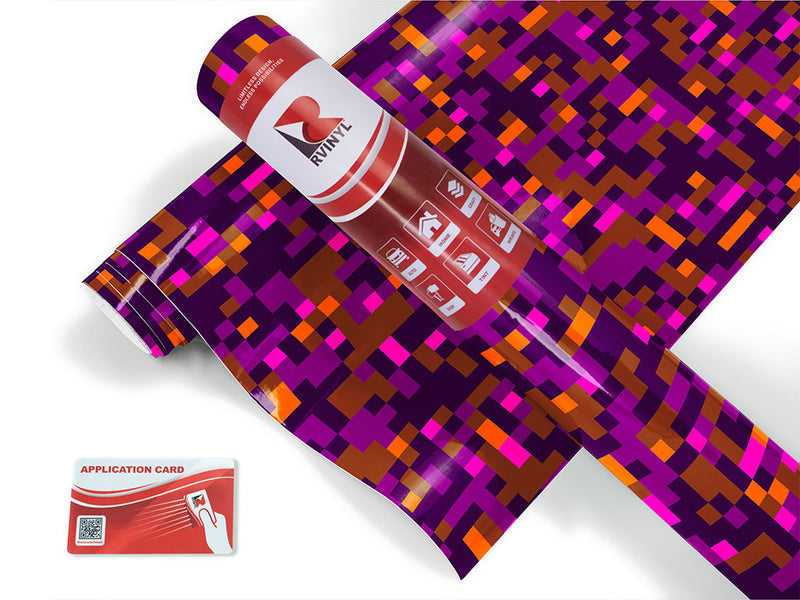red red wine pixel Craft Vinyl Roll