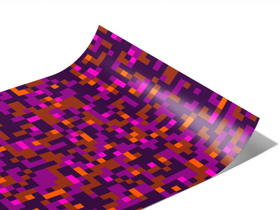Red Red Wine Pixel Vinyl Wraps~Rwraps Series 914 Digitally Printed Vinyl Wrap~0