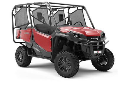Red Riot Vampire Utility Vehicle Vinyl Wrap