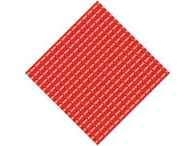 Red Tile Vinyl Wrap Pattern