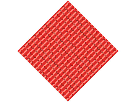 Red Tile Vinyl Wrap Pattern