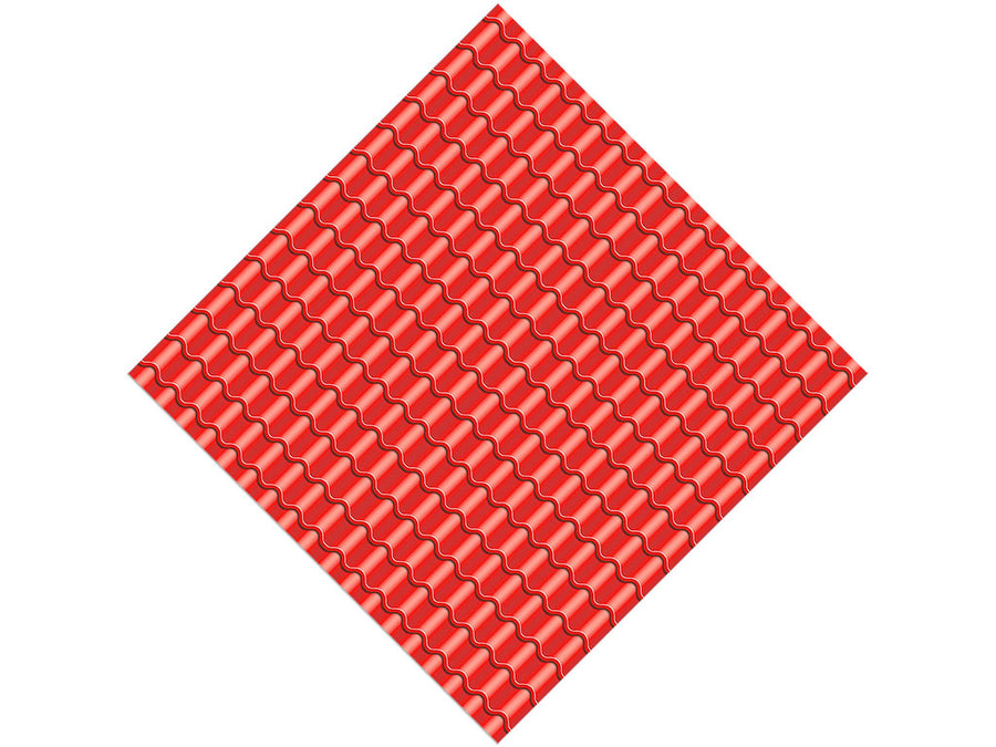 Red Tile Vinyl Wrap Pattern