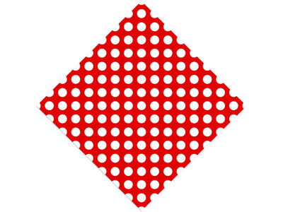 Red Scare Polka Dot Vinyl Wrap Pattern