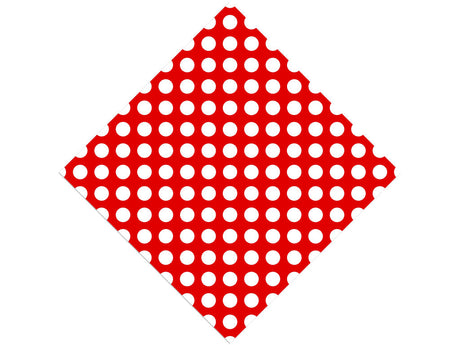 Red Scare Polka Dot Vinyl Wrap Pattern