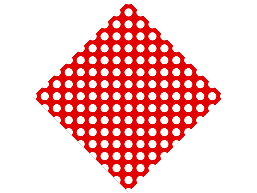 Red Scare Polka Dot Vinyl Wrap Pattern