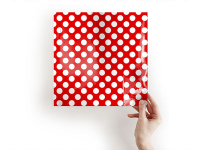 red scare polka dot Craft Sheets