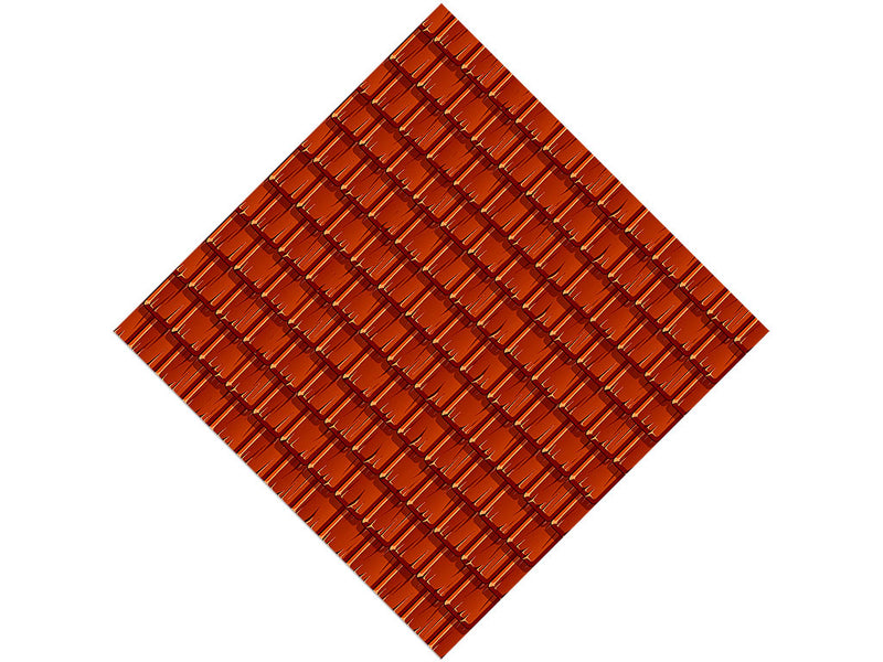 Red Shake Tile Vinyl Wrap Pattern