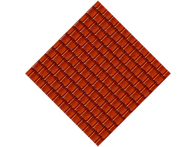 Red Shake Tile Vinyl Wrap Pattern