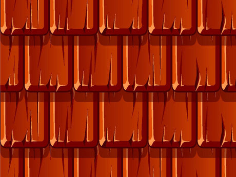 Red Shake Tile Vinyl Wrap Pattern~Rwraps Series 914 Digitally Printed Vinyl Wrap~0