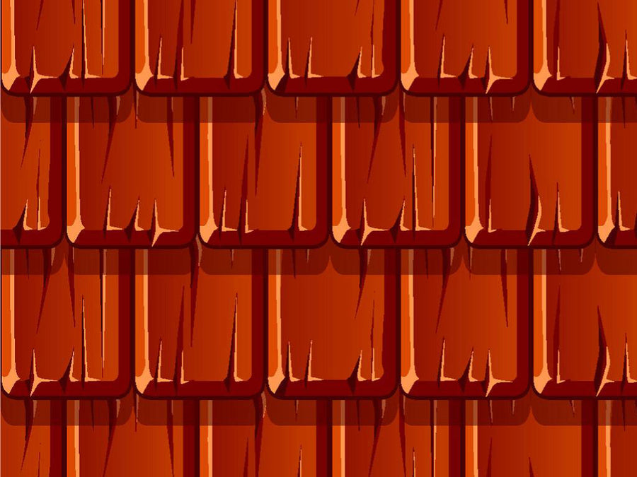 Red Shake Tile Vinyl Wrap Pattern~Rwraps Series 914 Digitally Printed Vinyl Wrap~0