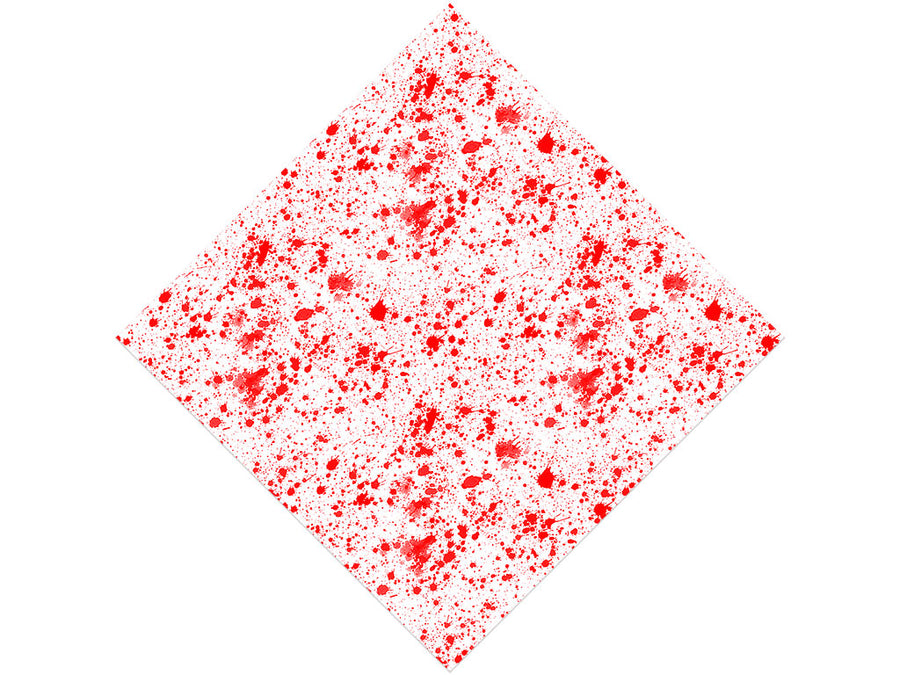 Red Smears Paint Splatter Vinyl Wrap Pattern