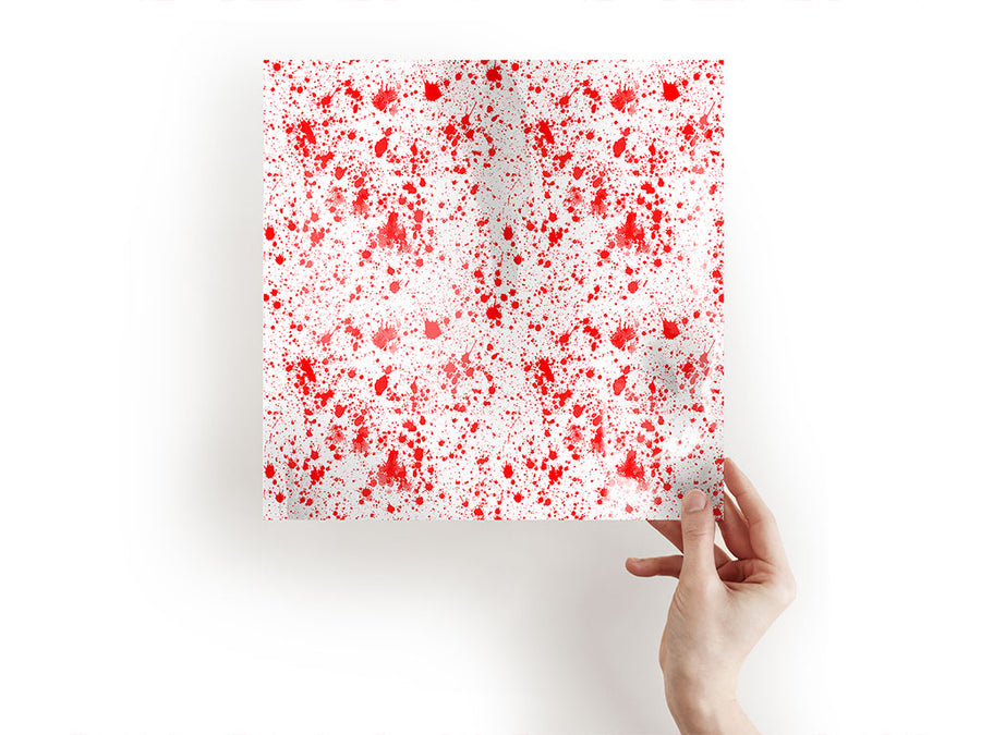 red smears paint splatter Craft Sheets