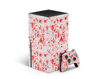 red smears paint splatter XBOX DIY Decal