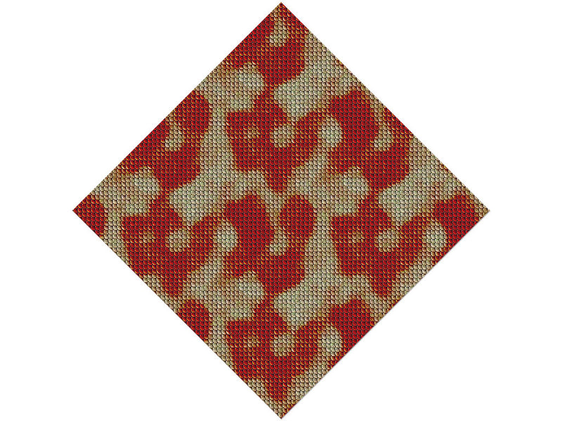 Red Snake Vinyl Wrap Pattern