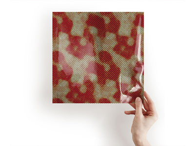 red snake animal print Craft Sheets
