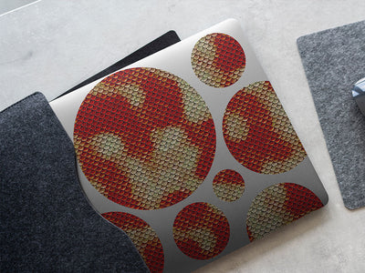 red snake animal print DIY Laptop Stickers