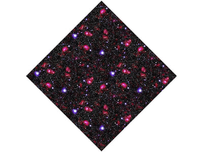 Red Starfield Science Fiction Vinyl Wrap Pattern