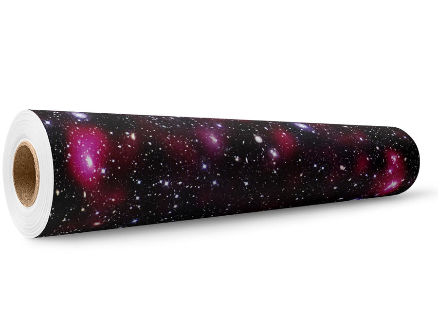 Red Starfield Science Fiction Wrap Film Wholesale Roll~Rwraps Series 914 Digitally Printed Vinyl Roll~5