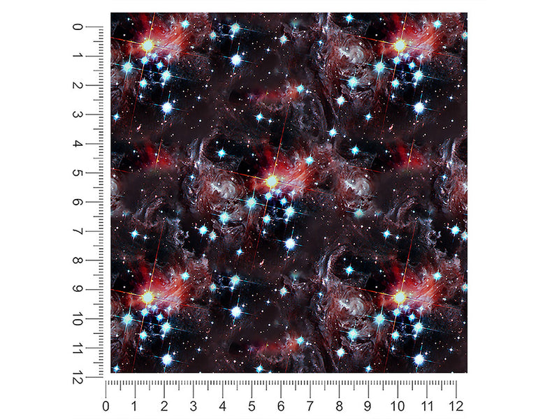 red stars science fiction 1ft x 1ft Craft Sheets