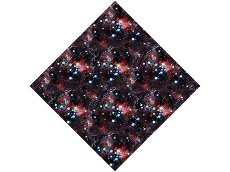 Red Stars Science Fiction Vinyl Wrap Pattern