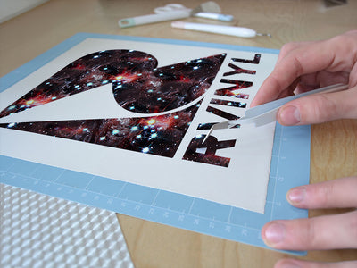 red stars science fiction Easy Weed Craft Vinyl