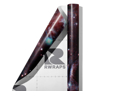 Red Stars Science Fiction Wrap Film Sheets~Rwraps Series 914 Red Stars Science Fiction Scrolled Sheet~3