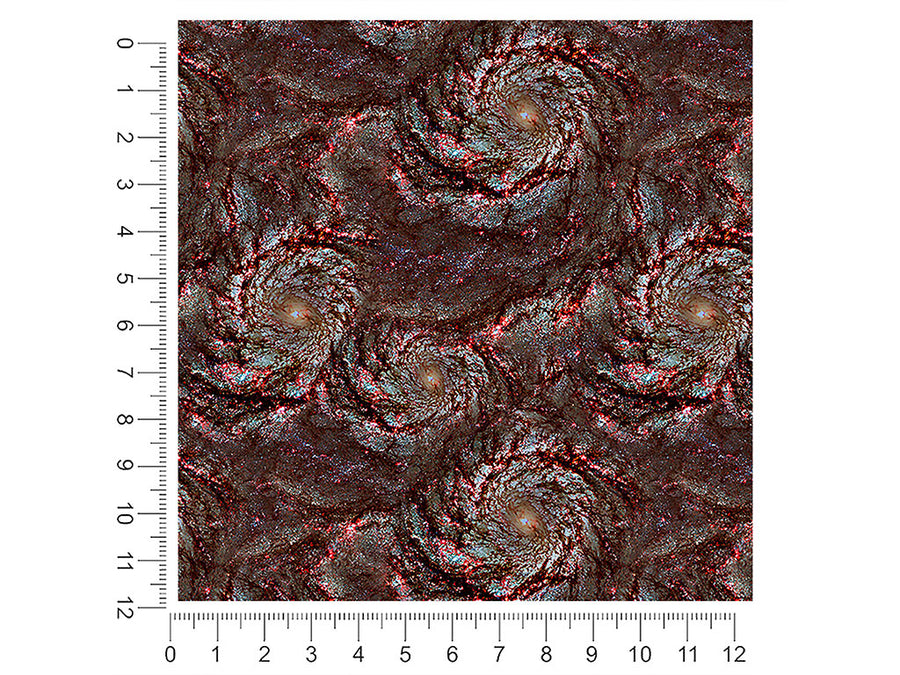 red swirl science fiction 1ft x 1ft Craft Sheets