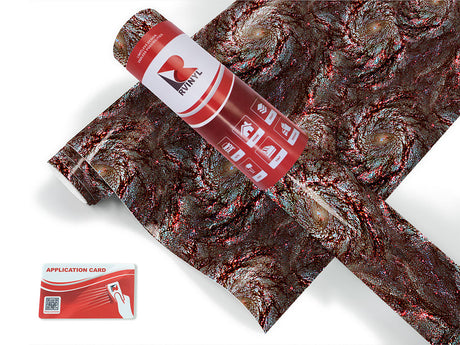red swirl science fiction Craft Vinyl Roll
