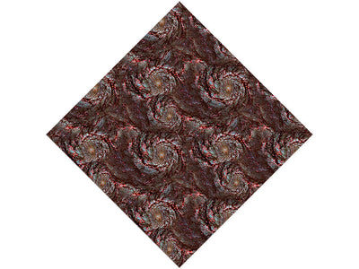 Red Swirl Science Fiction Vinyl Wrap Pattern