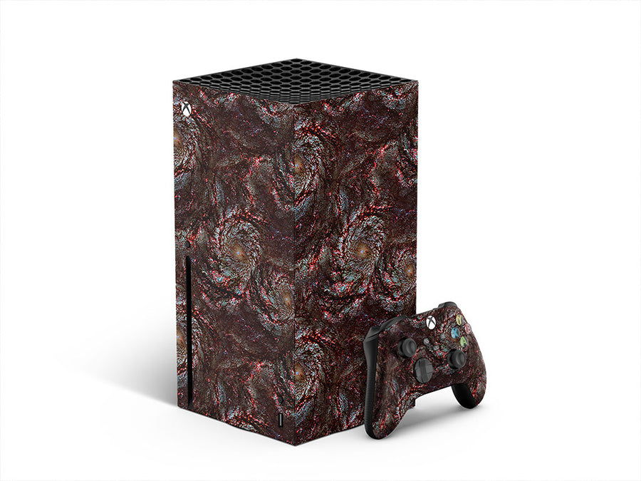 red swirl science fiction XBOX DIY Decal