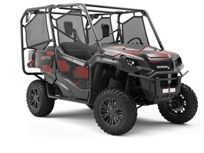 Red Tanks Americana Utility Vehicle Vinyl Wrap