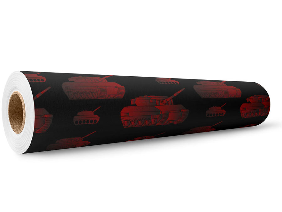 Red Tanks Americana Wrap Film Wholesale Roll~Rwraps Series 914 Digitally Printed Vinyl Roll~5
