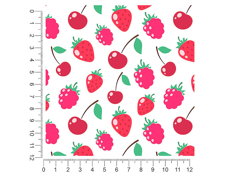 red team fruit 1ft x 1ft Craft Sheets