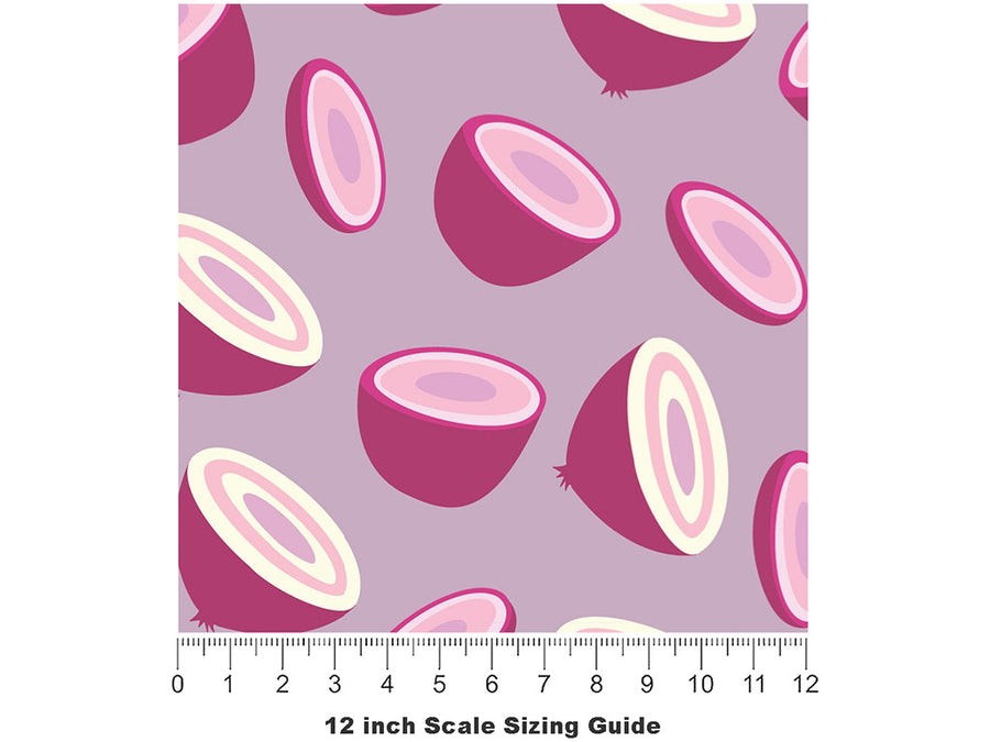 Red Wing Vegetable Vinyl Film Pattern Size 12 inch Scale~Rwraps Red Wing Vegetable Sizing Chart~2