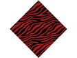 Red Zebra Vinyl Wrap Pattern