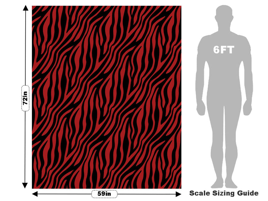 Red Zebra Vehicle Wrap Scale~Rwraps Series 914 Red Zebra Measurements~2